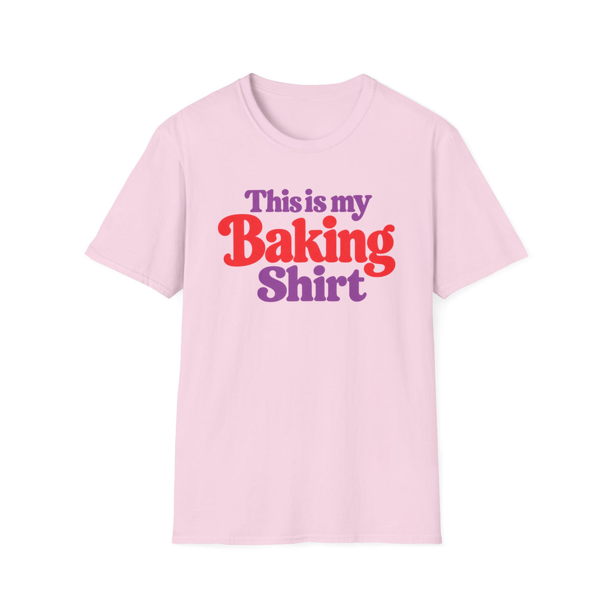This is my Baking Shirt, Purple & Red T-Shirt