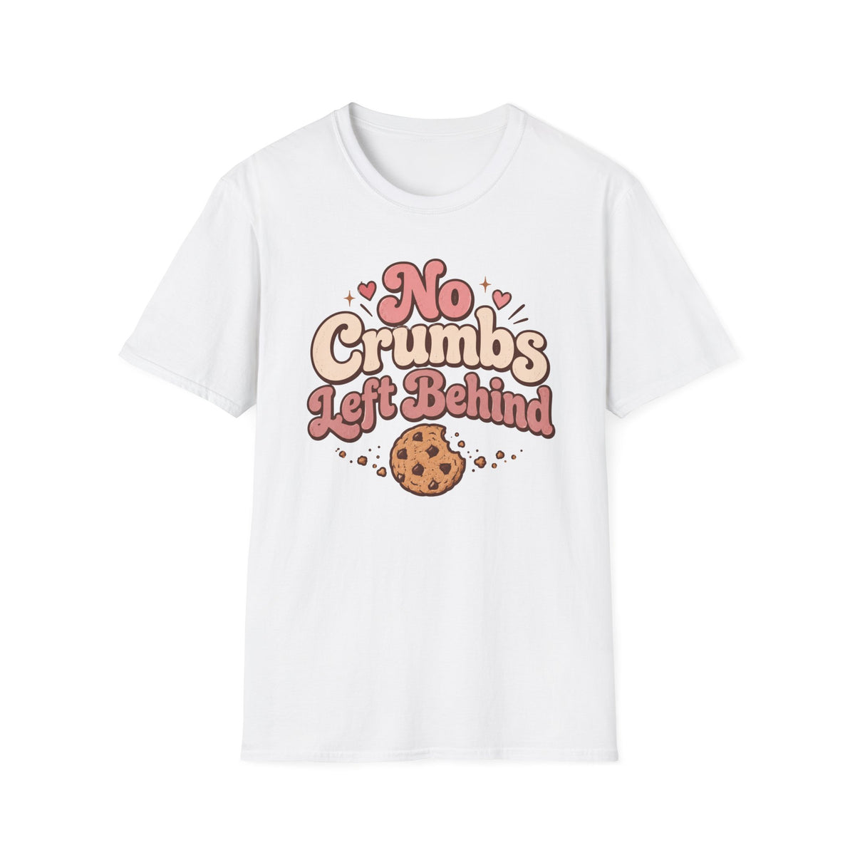 No Crumbs Left Behind, Pink T-Shirt