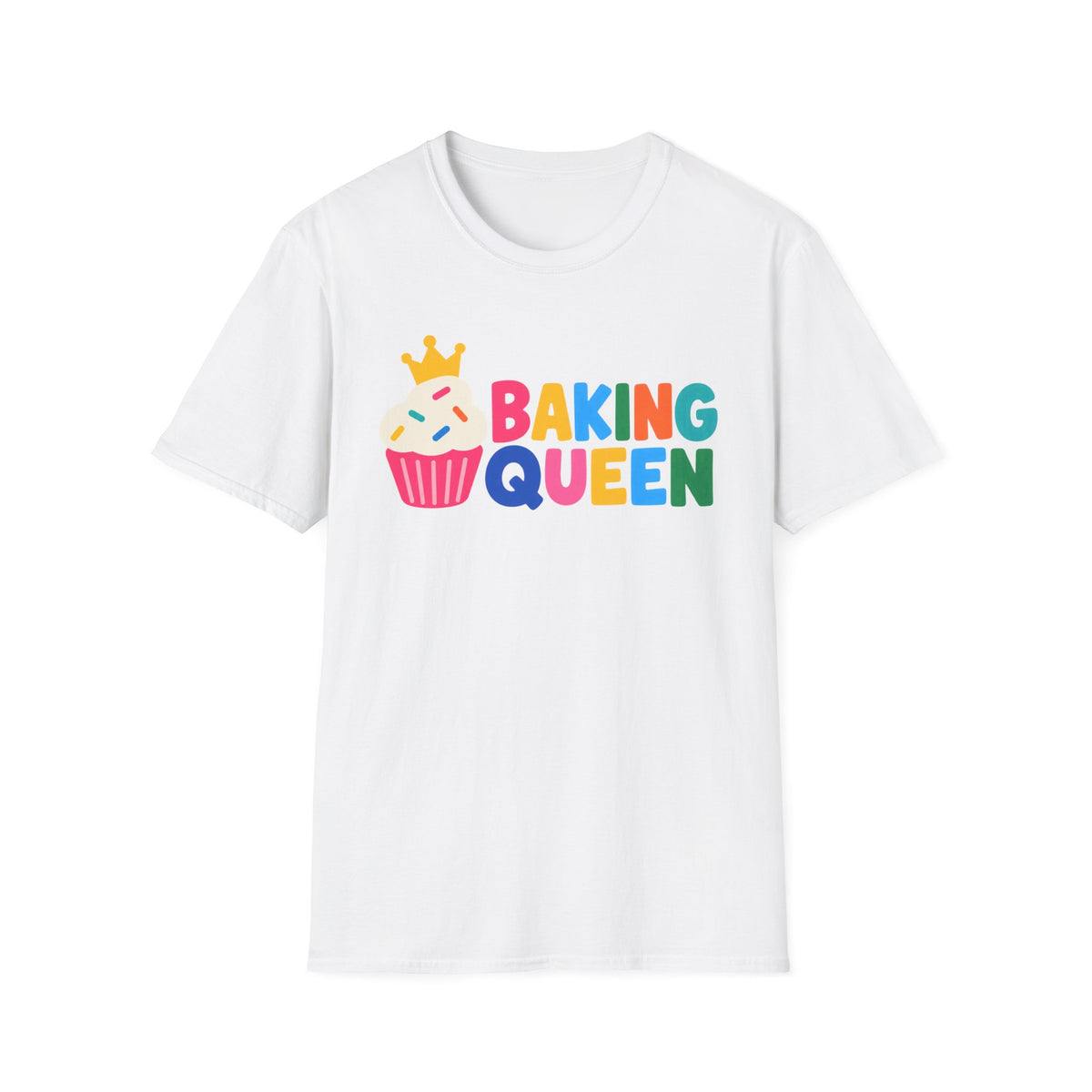 Baking Queen, Rainbow T-Shirt