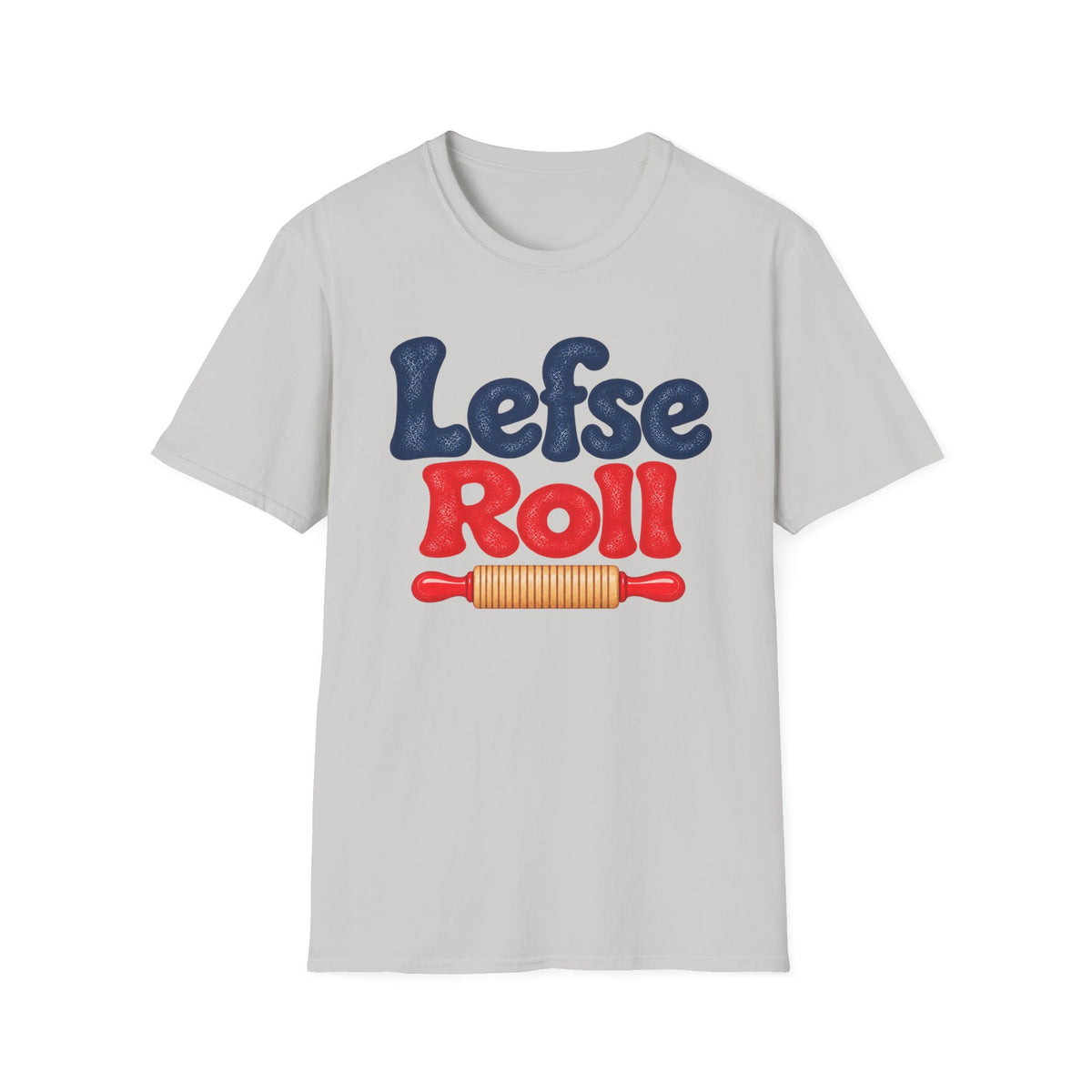 Lefse Roll, Blue & Red T-Shirt