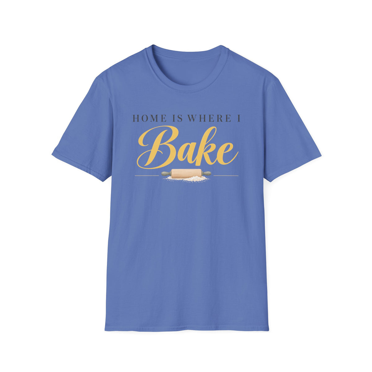 Home is Where I Bake, Gold T-Shirt