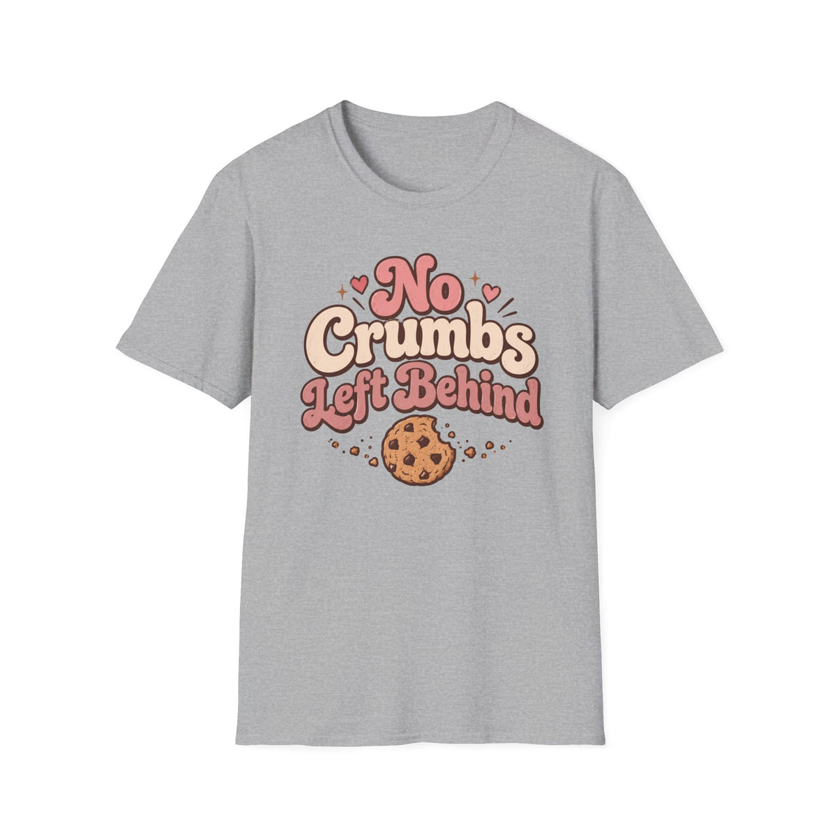 No Crumbs Left Behind, Pink T-Shirt