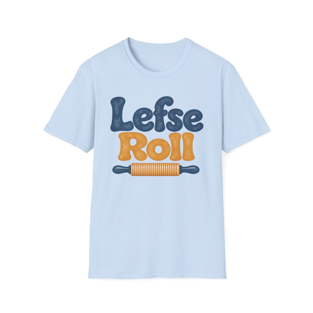 Lefse Roll, Blue & Gold T-Shirt