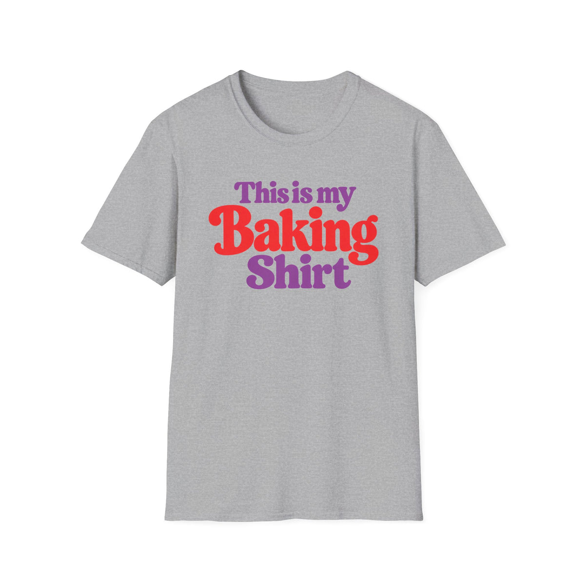 This is my Baking Shirt, Purple & Red T-Shirt