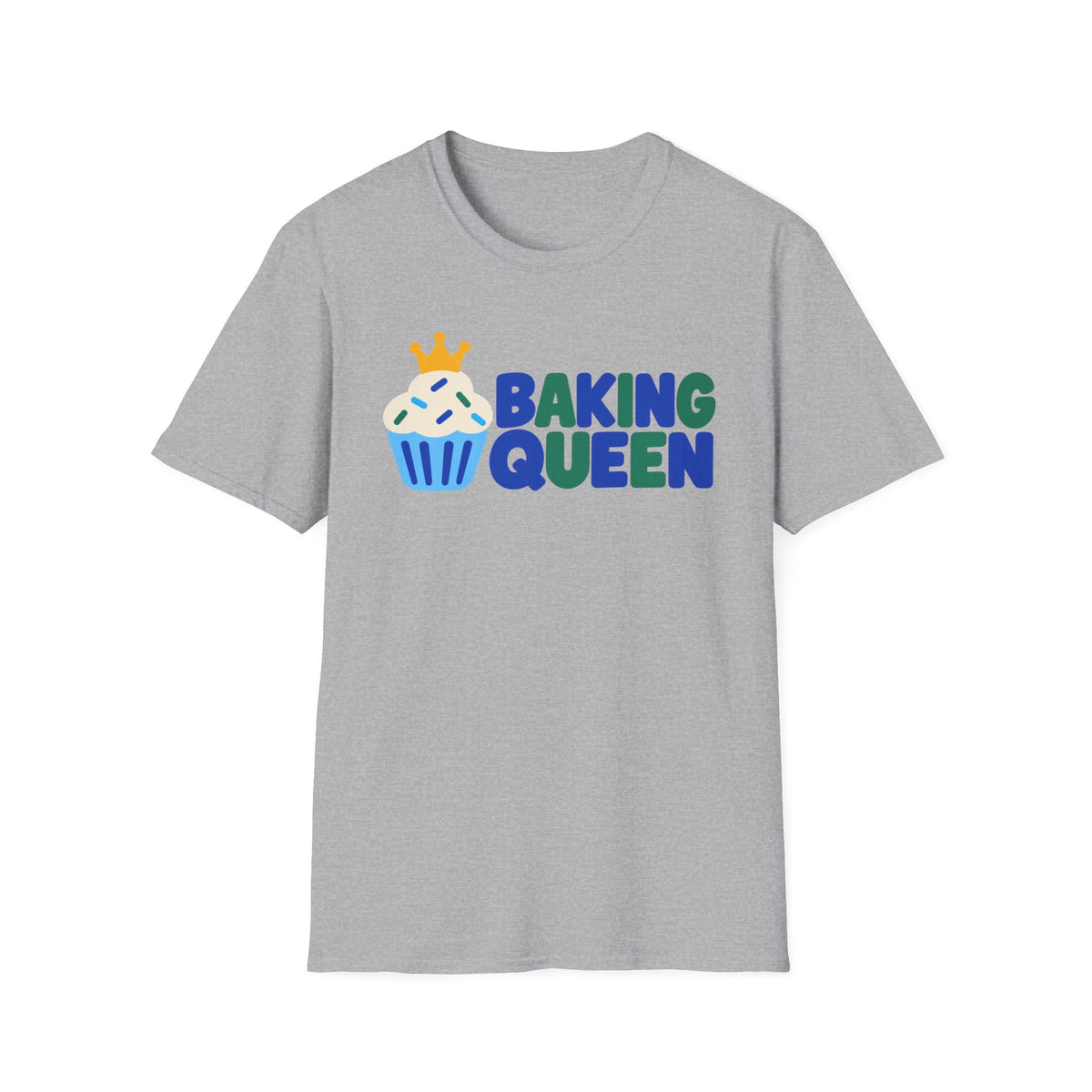 Baking Queen, Blue Green T-Shirt