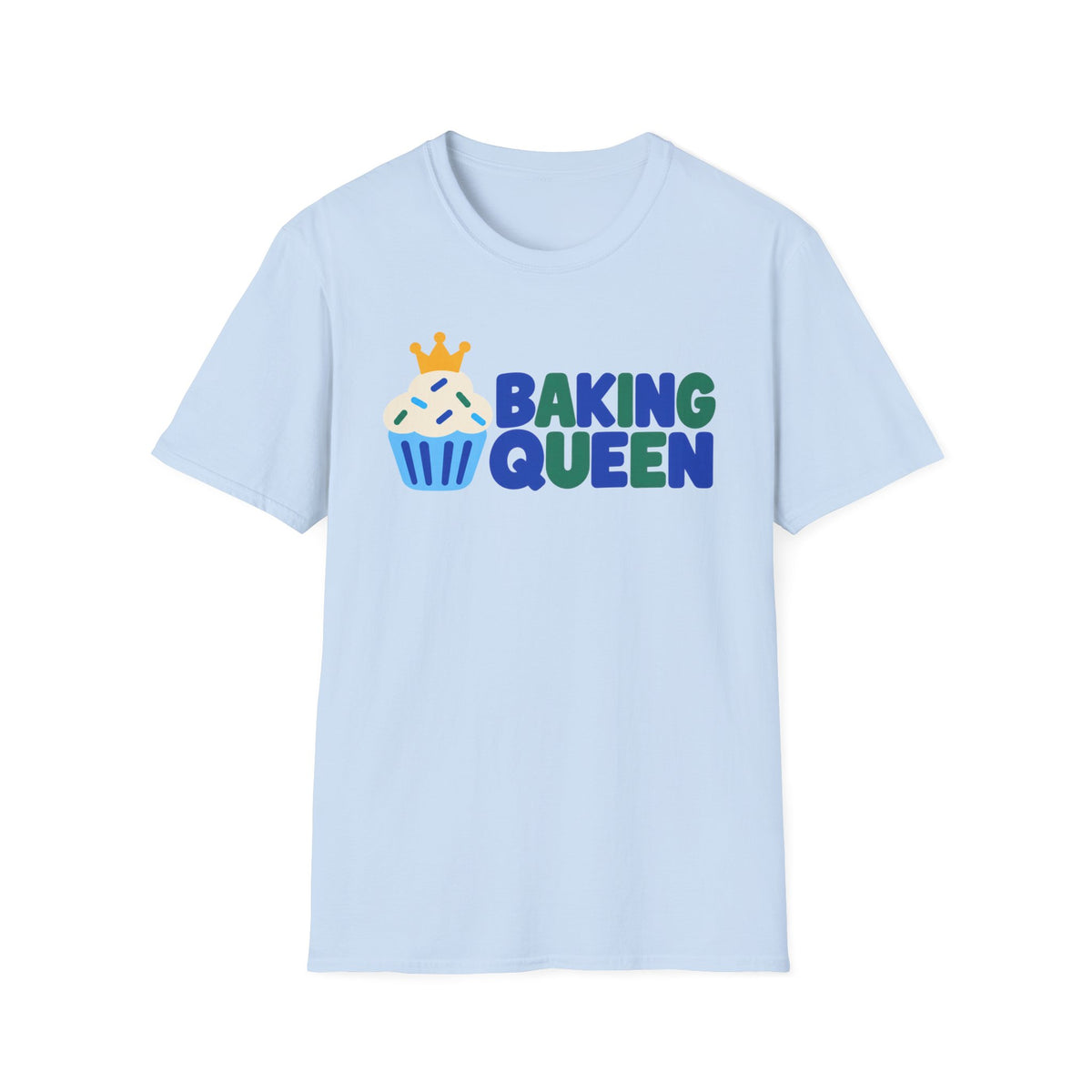 Baking Queen, Blue Green T-Shirt