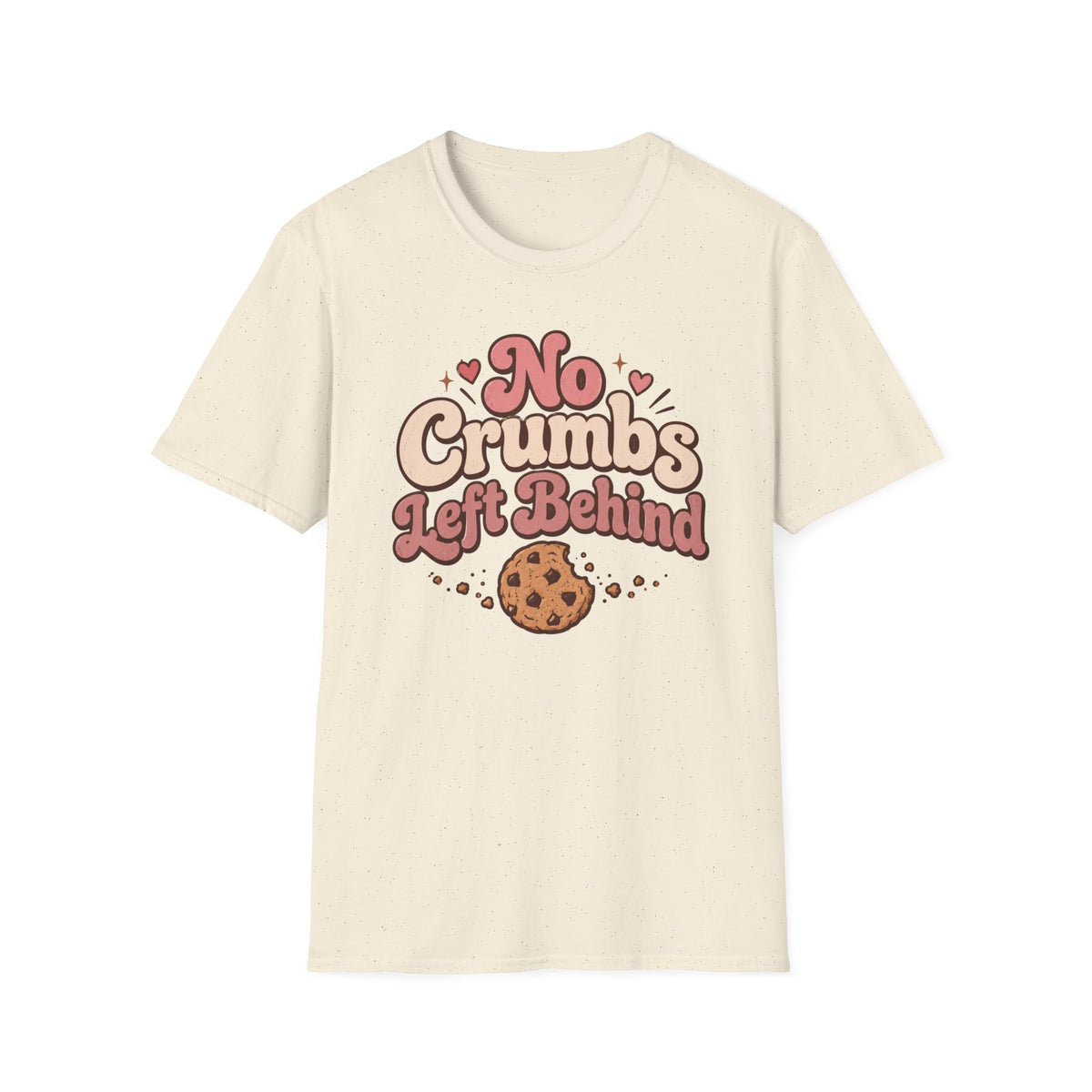 No Crumbs Left Behind, Pink T-Shirt