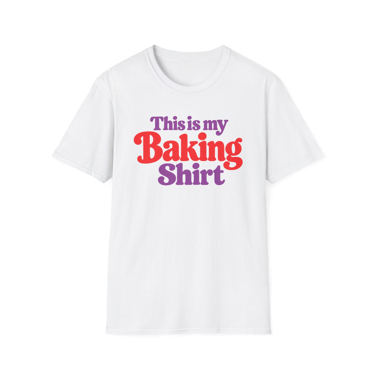 This is my Baking Shirt, Purple & Red T-Shirt