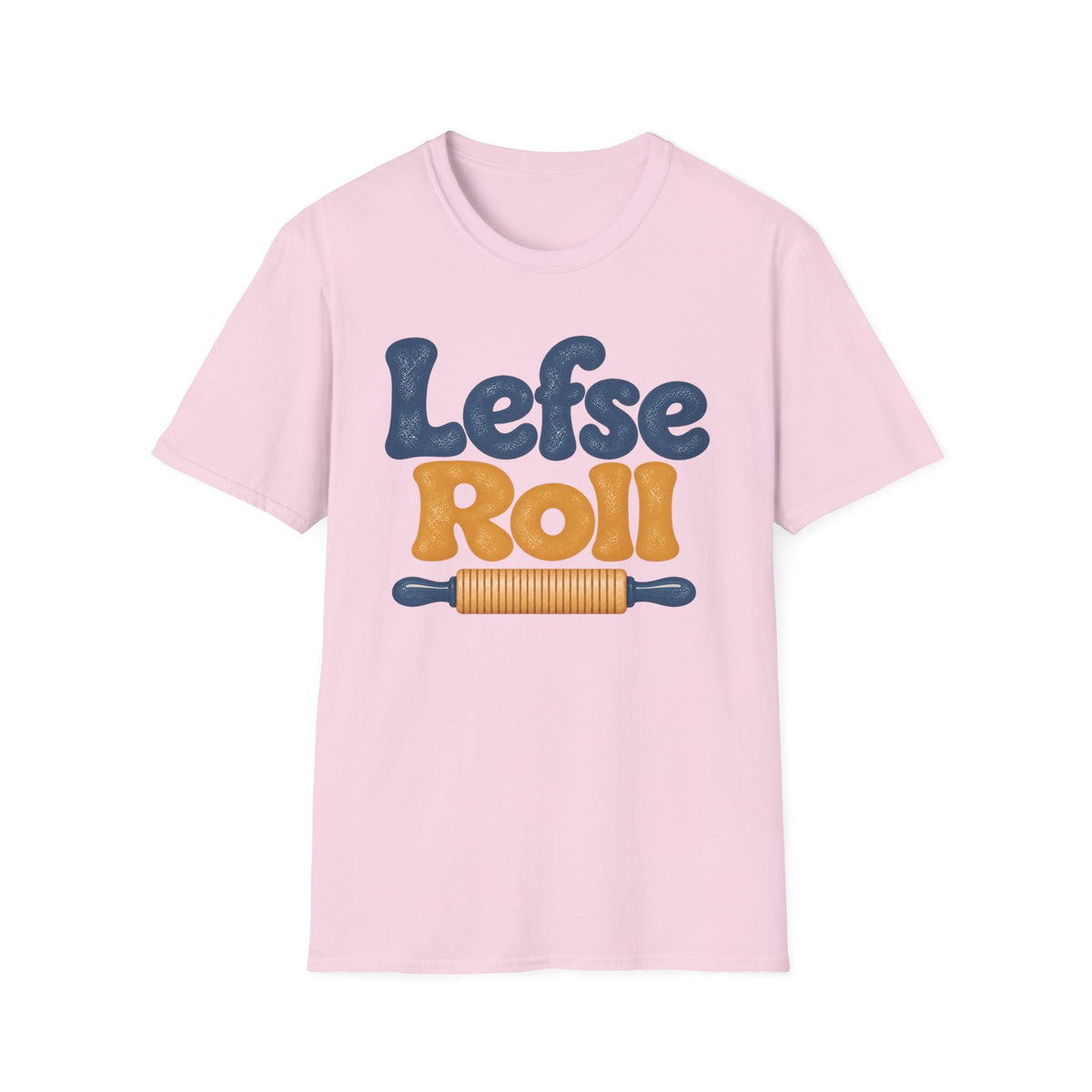 Lefse Roll, Blue & Gold T-Shirt