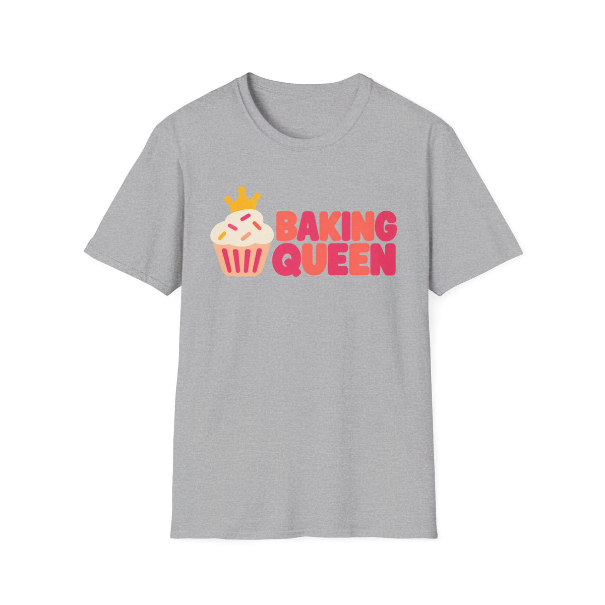 Baking Queen, Peach & Pink T-Shirt