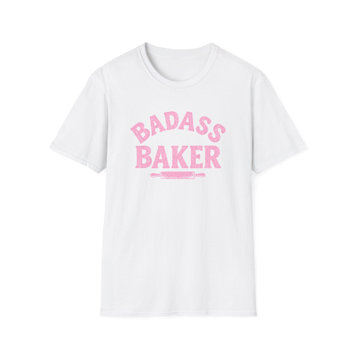 Badass Baker, Rolling Pin T-Shirt