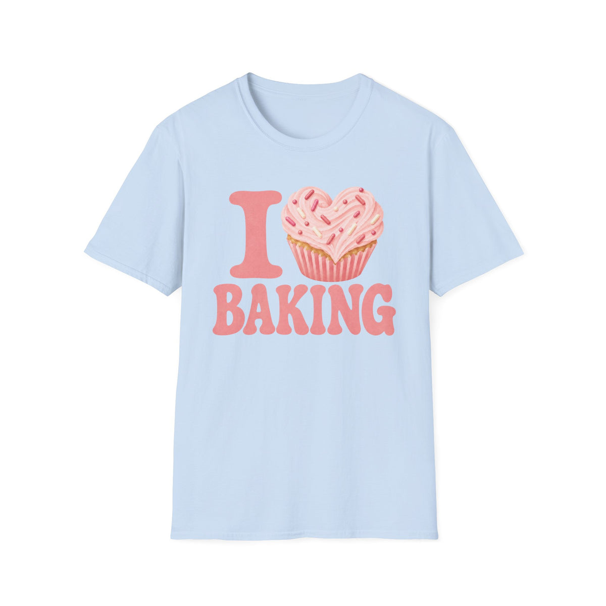 I Love Baking, Pink T-Shirt