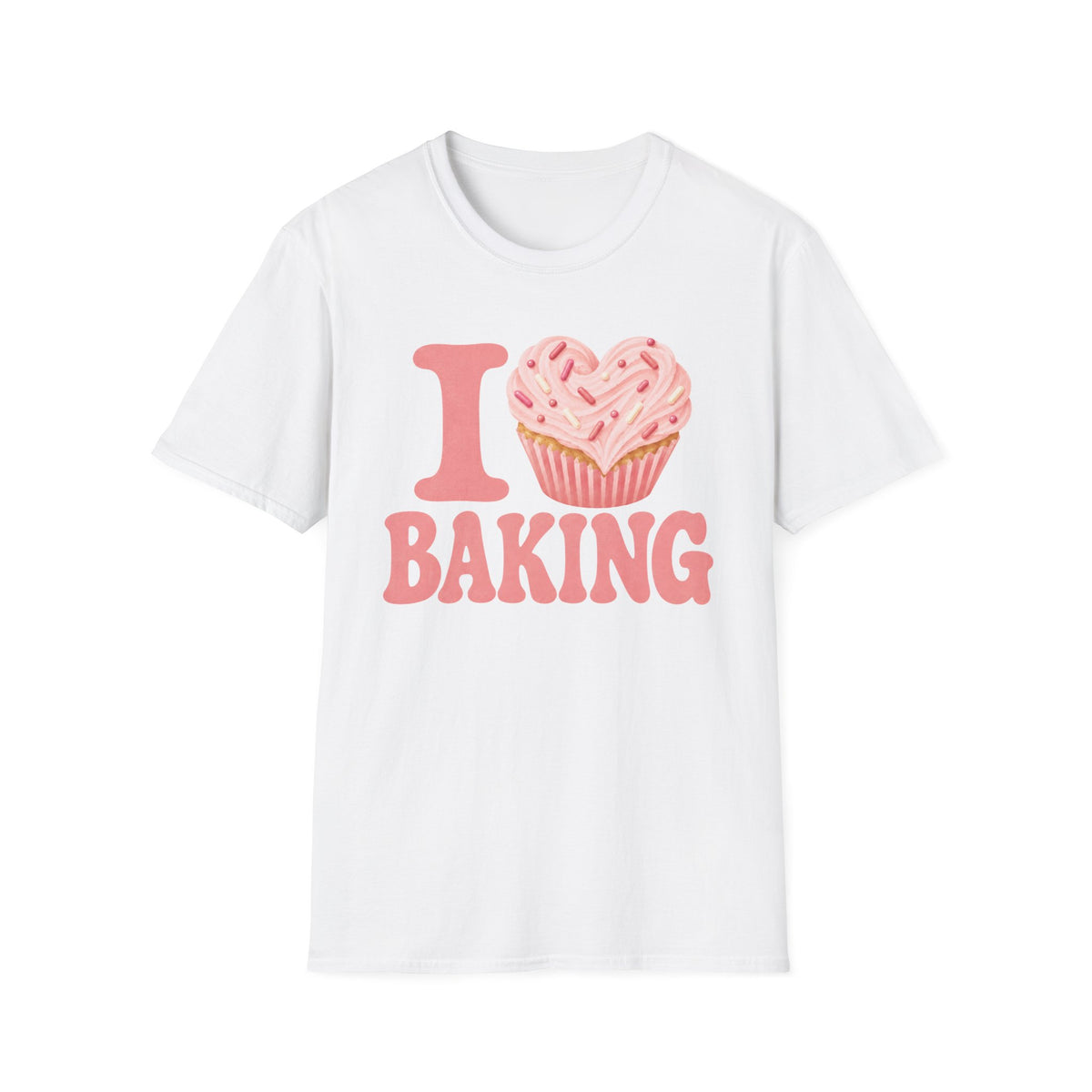 I Love Baking, Pink T-Shirt