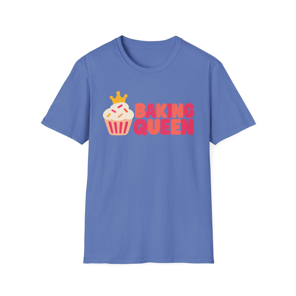 Baking Queen, Peach & Pink T-Shirt