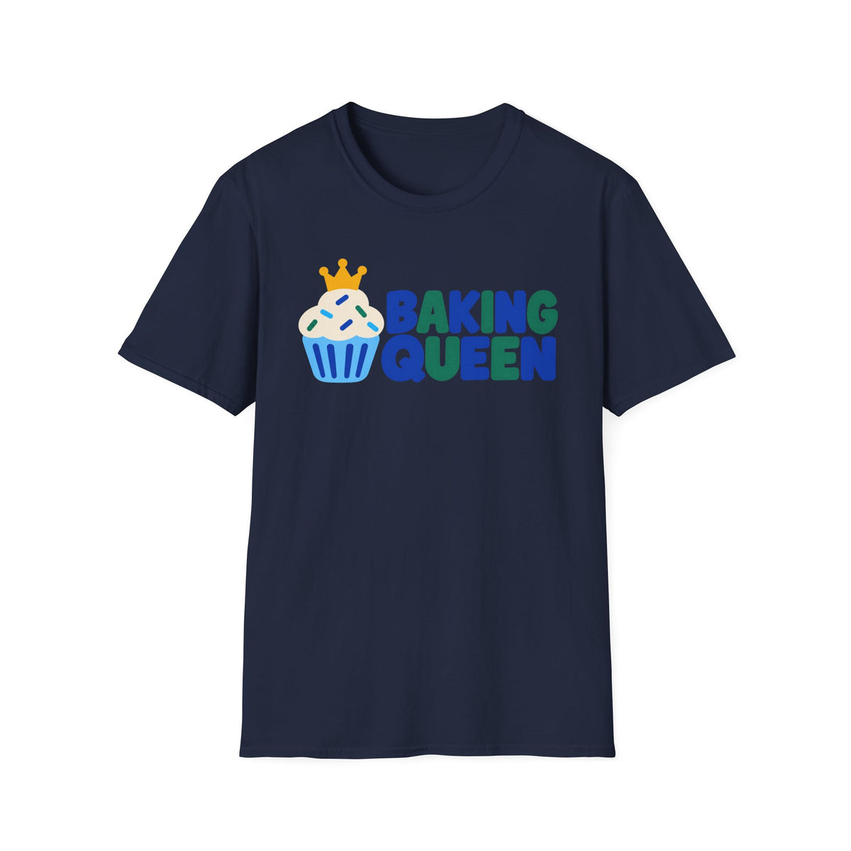 Baking Queen, Blue Green T-Shirt