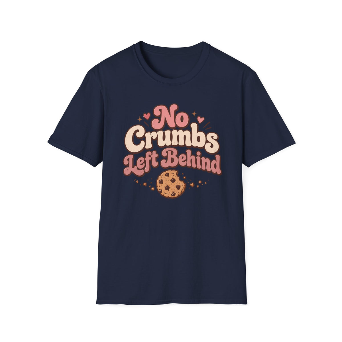 No Crumbs Left Behind, Pink T-Shirt