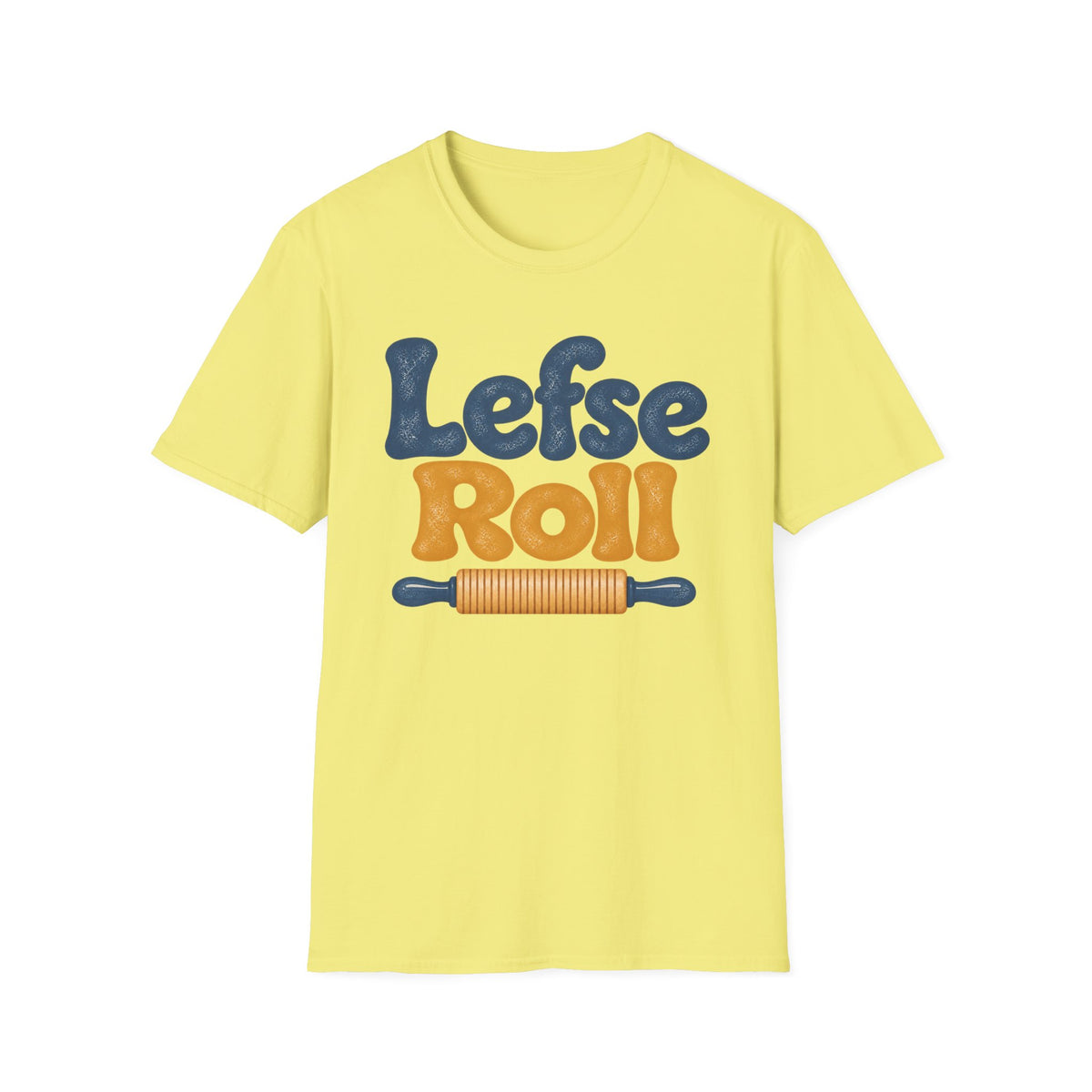 Lefse Roll, Blue & Gold T-Shirt