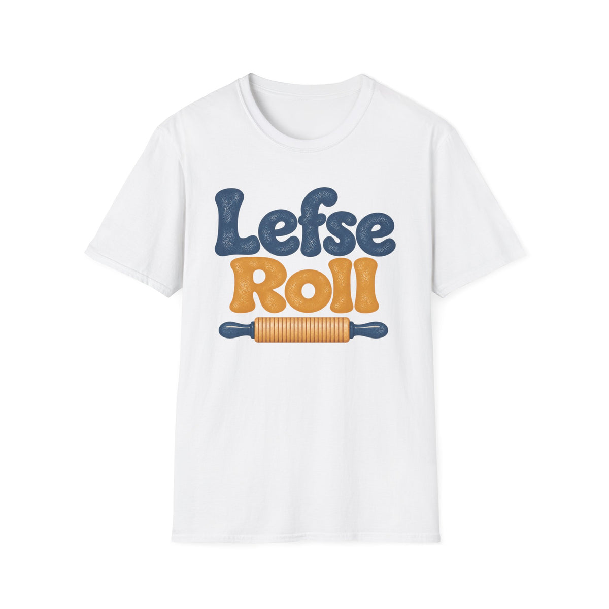 Lefse Roll, Blue & Gold T-Shirt