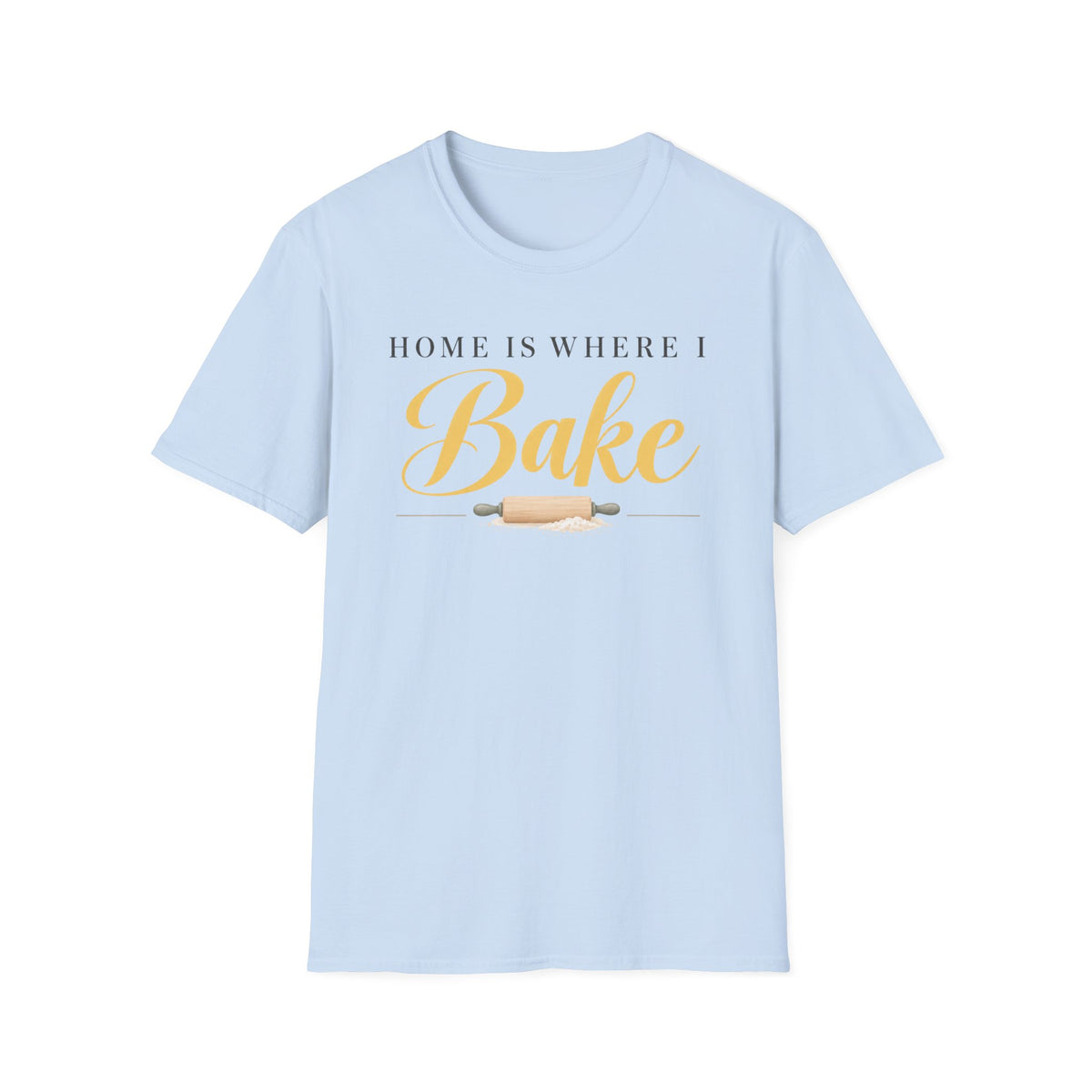 Home is Where I Bake, Gold T-Shirt