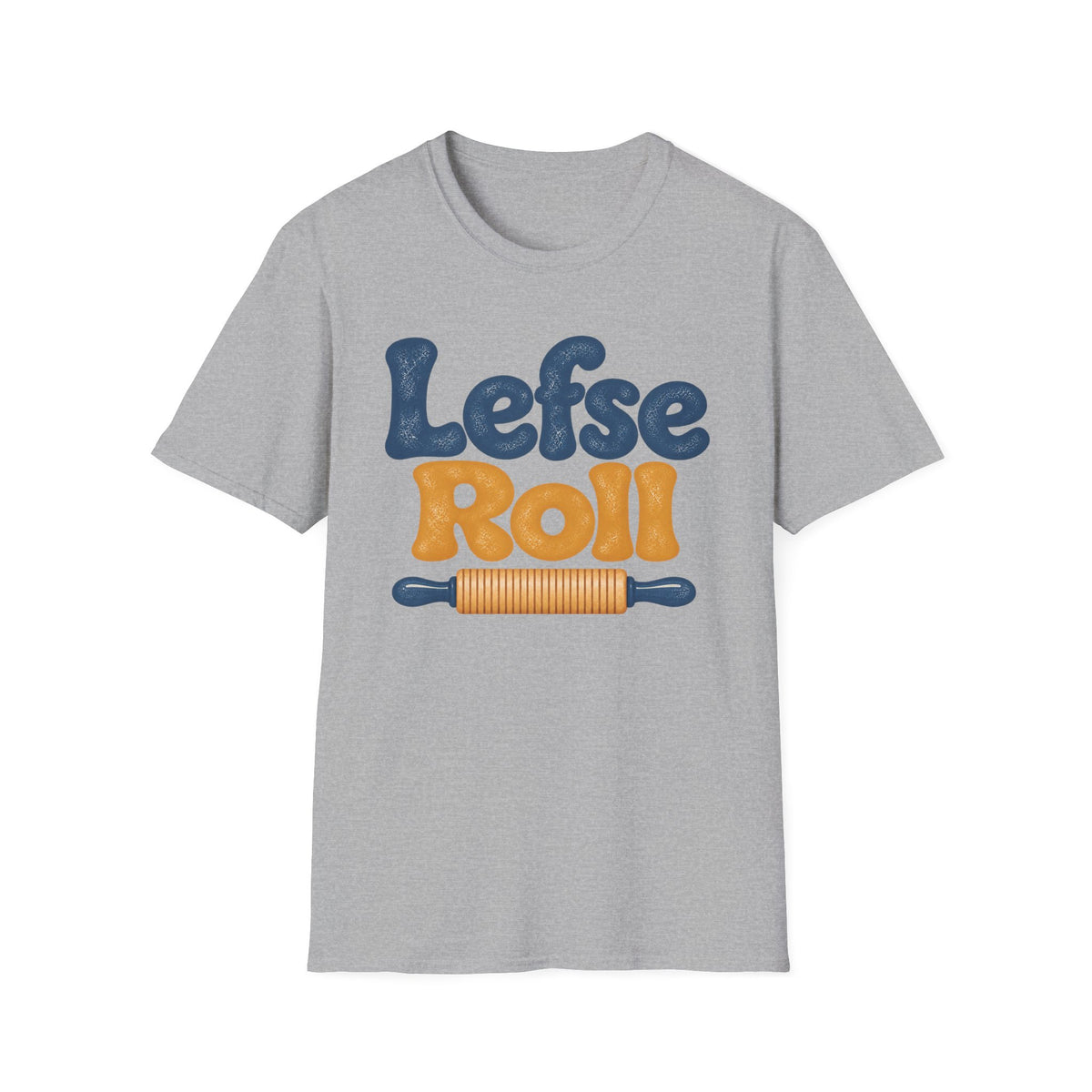 Lefse Roll, Blue & Gold T-Shirt