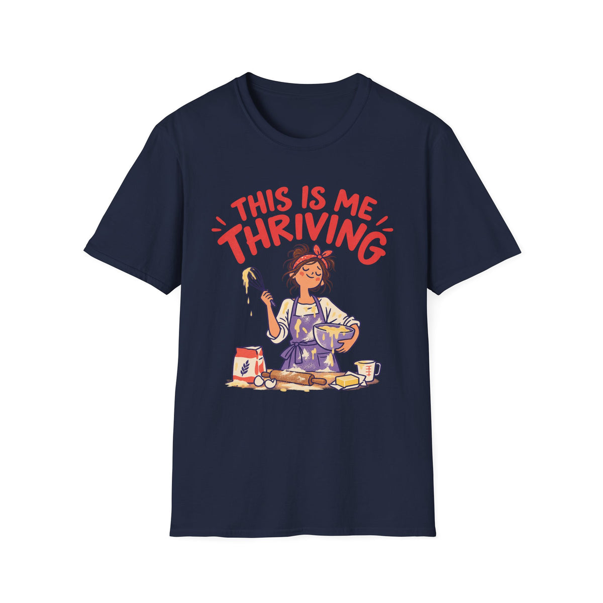 This is Me Thriving, Red & Purple T-Shirt