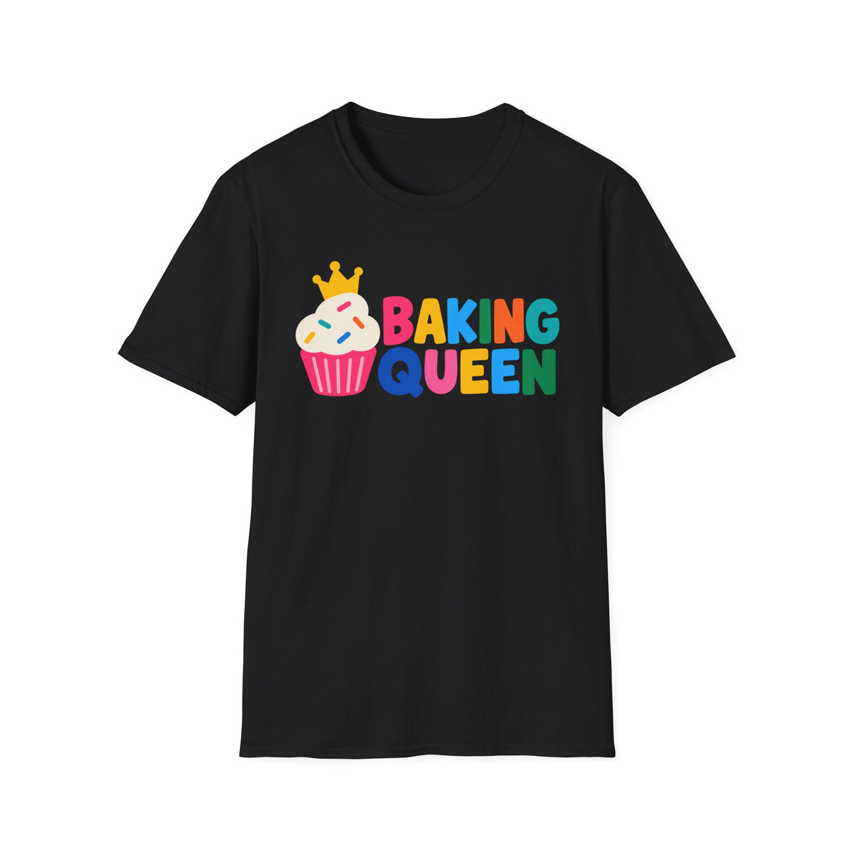 Baking Queen, Rainbow T-Shirt