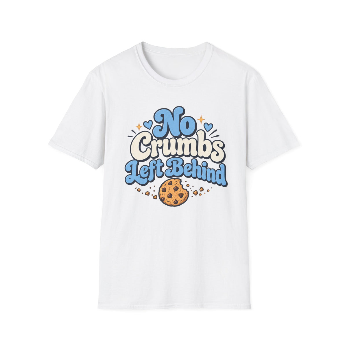 No Crumbs Left Behind, Blue T-Shirt