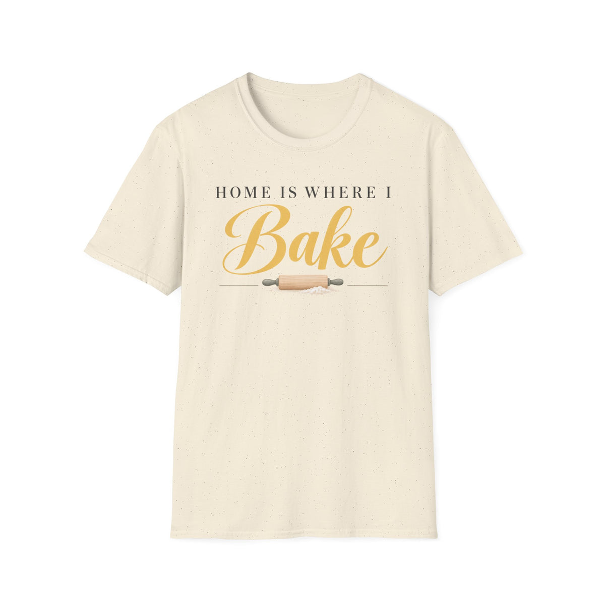 Home is Where I Bake, Gold T-Shirt