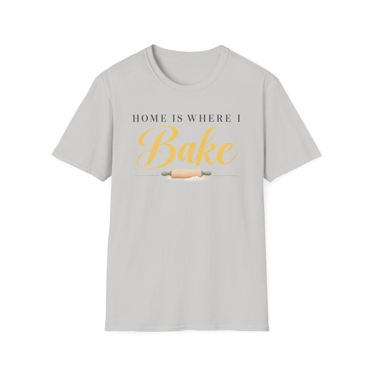 Home is Where I Bake, Gold T-Shirt
