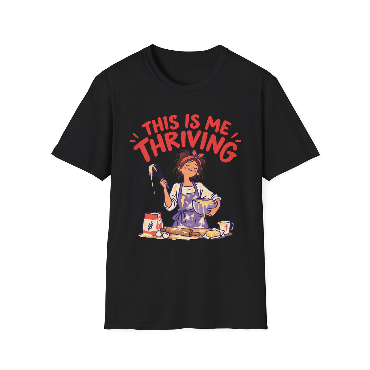 This is Me Thriving, Red & Purple T-Shirt