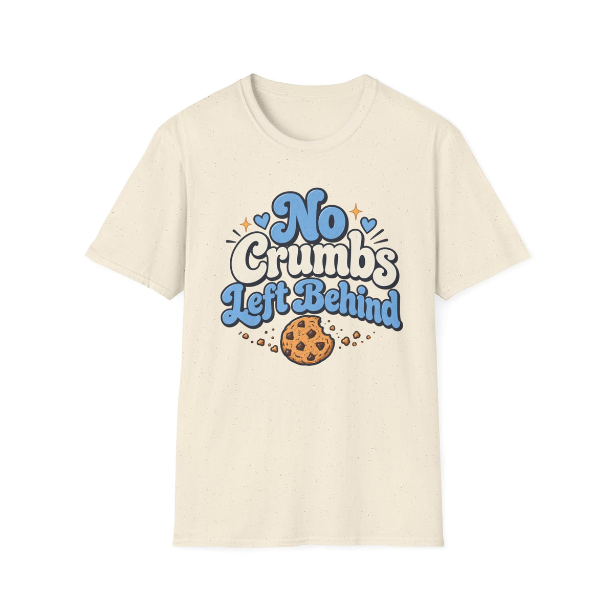 No Crumbs Left Behind, Blue T-Shirt