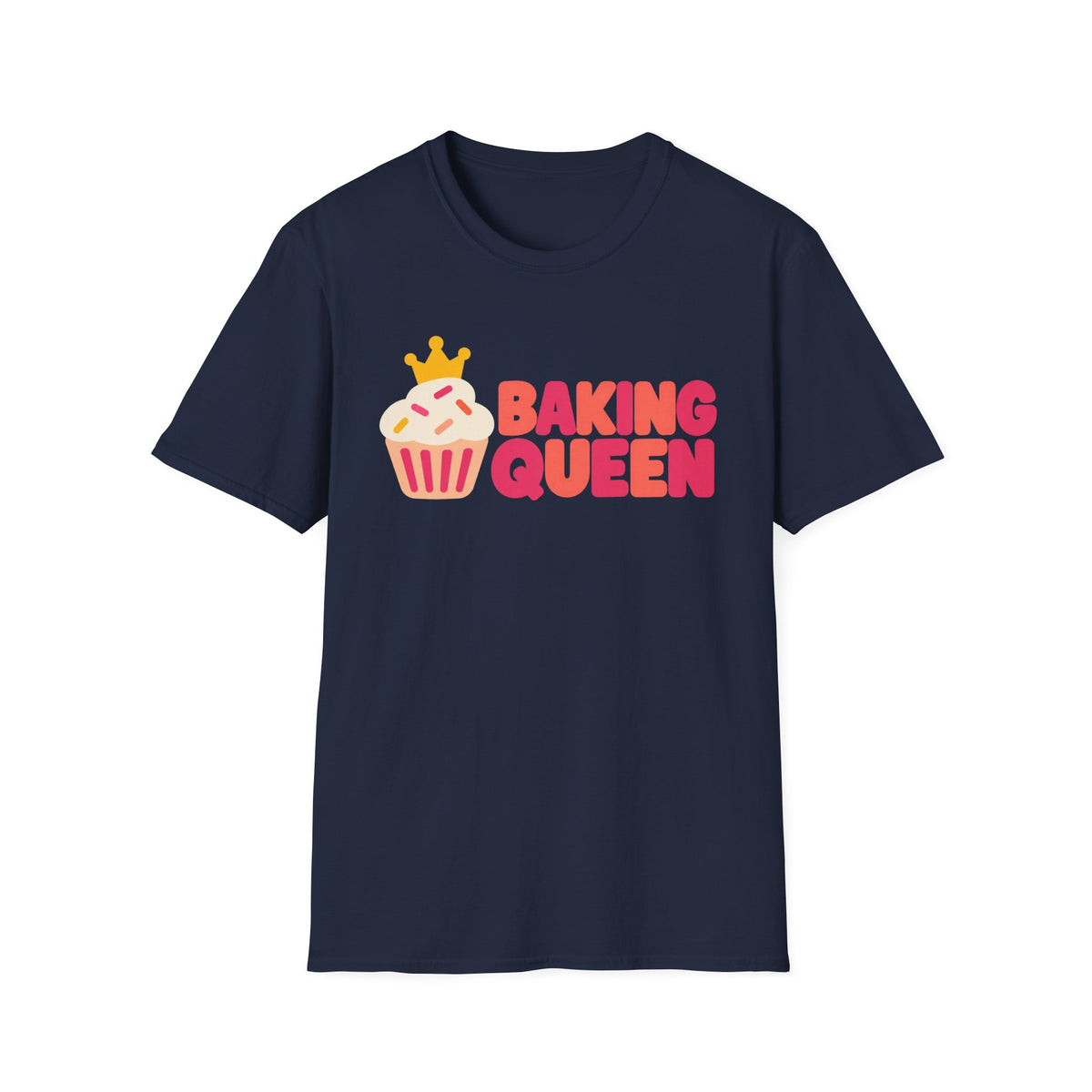 Baking Queen, Peach & Pink T-Shirt