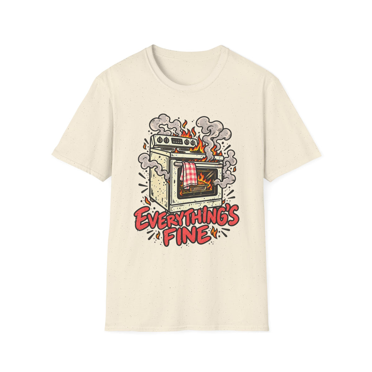 Everything's Fine, Red & Orange T-Shirt