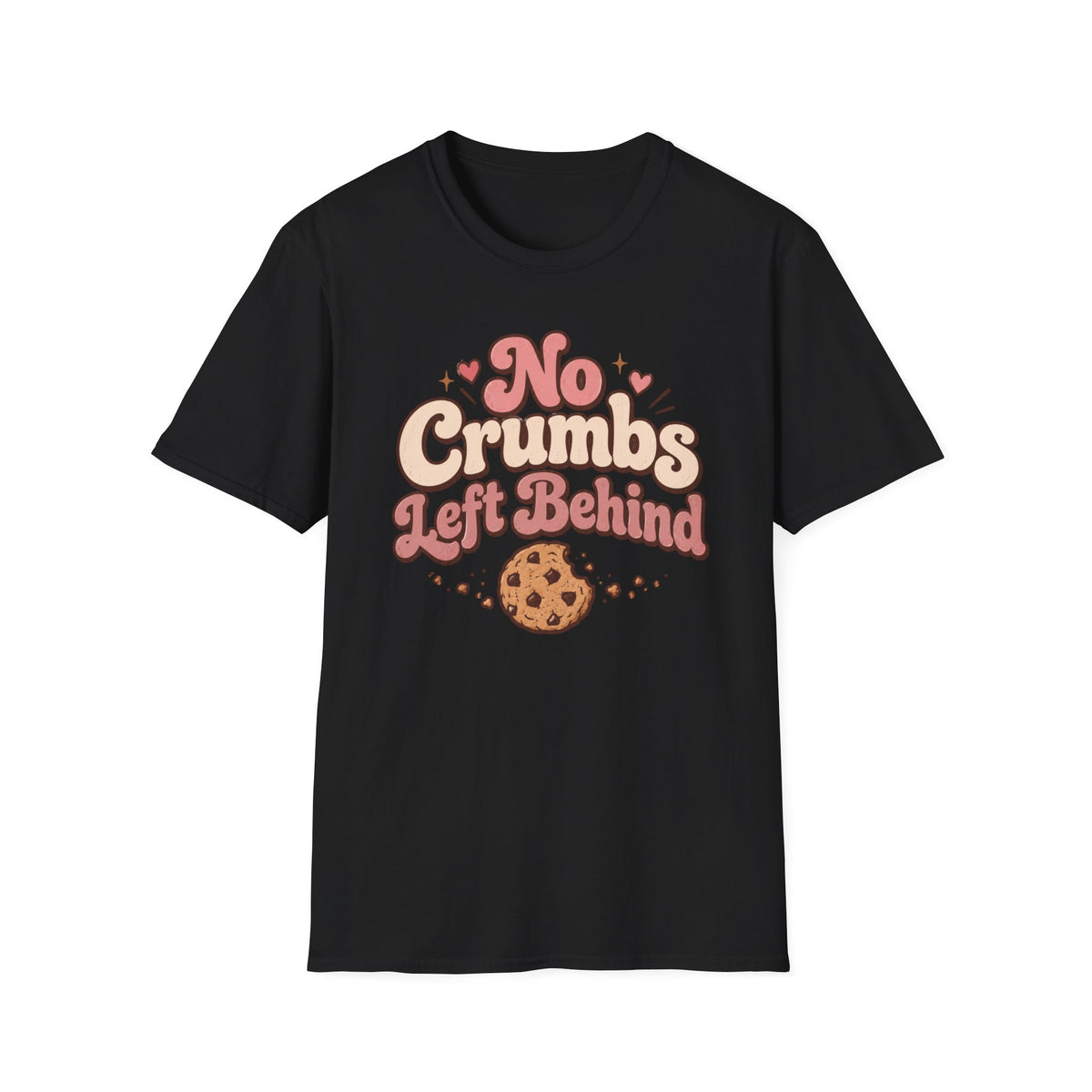 No Crumbs Left Behind, Pink T-Shirt
