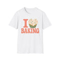 I Love Baking, Green & Peach T-Shirt