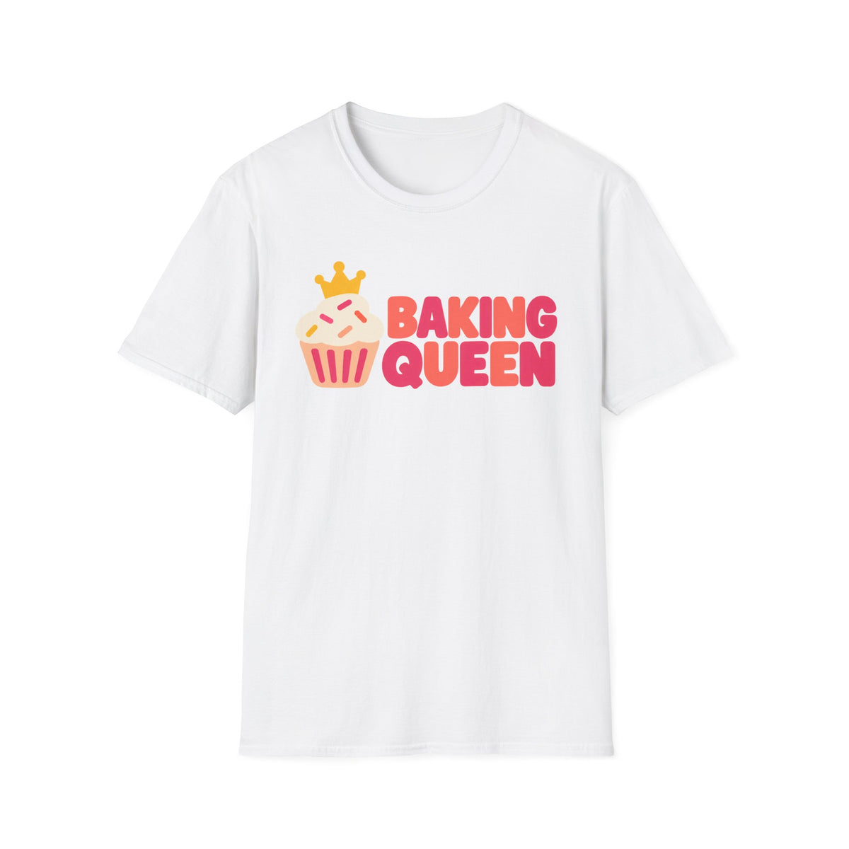 Baking Queen, Peach & Pink T-Shirt