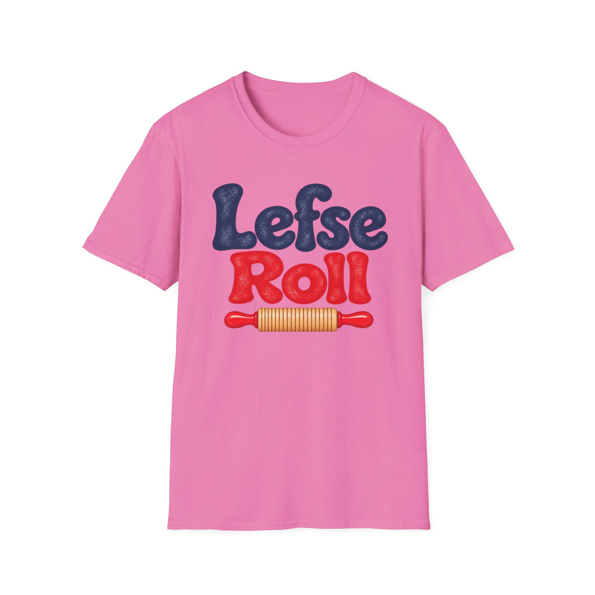 Lefse Roll, Blue & Red T-Shirt
