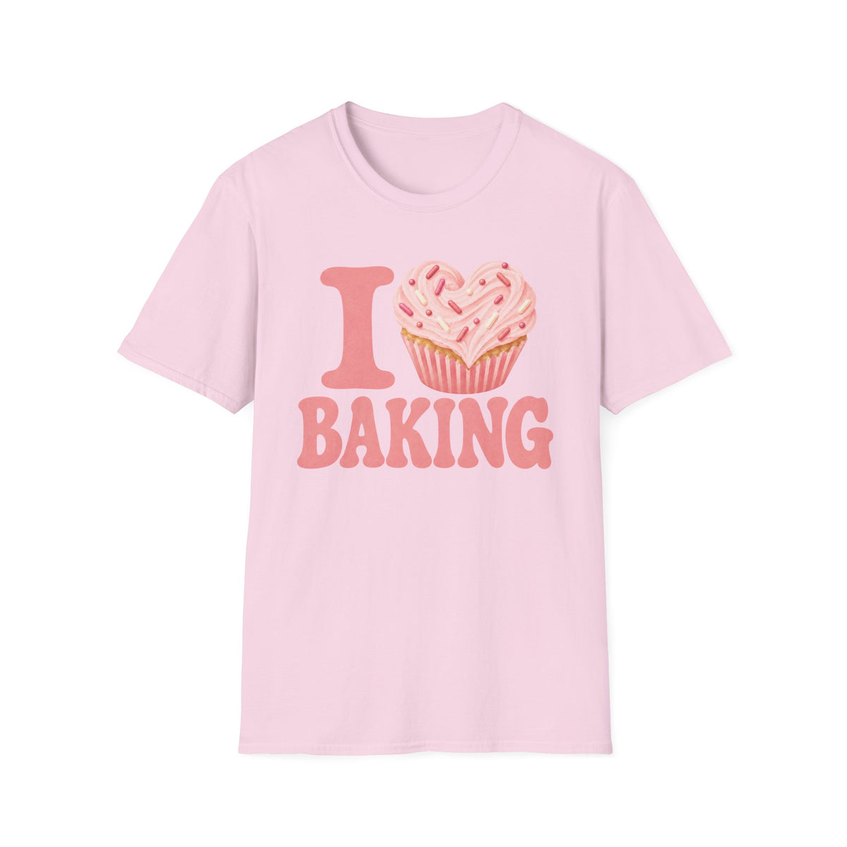 I Love Baking, Pink T-Shirt