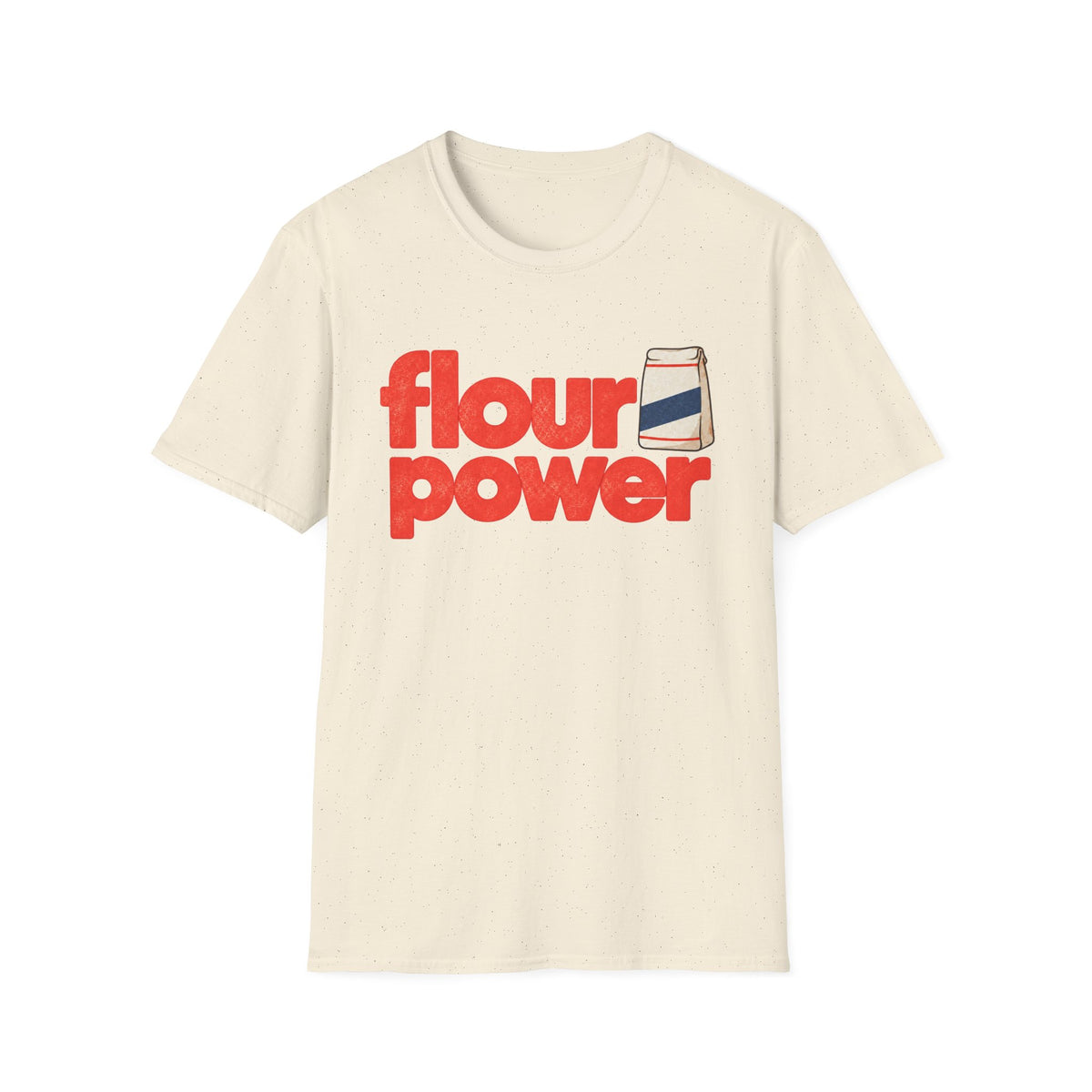 Flour Power, Red & Blue T-Shirt