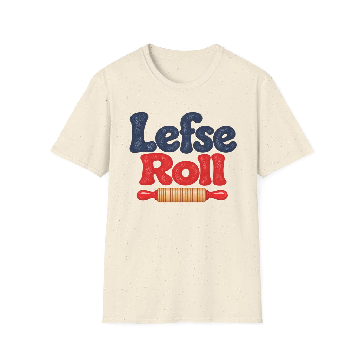 Lefse Roll, Blue & Red T-Shirt