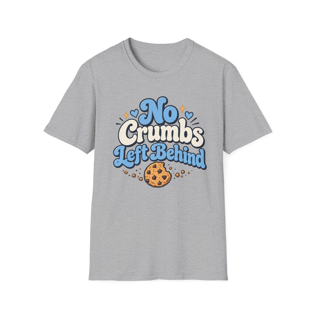 No Crumbs Left Behind, Blue T-Shirt