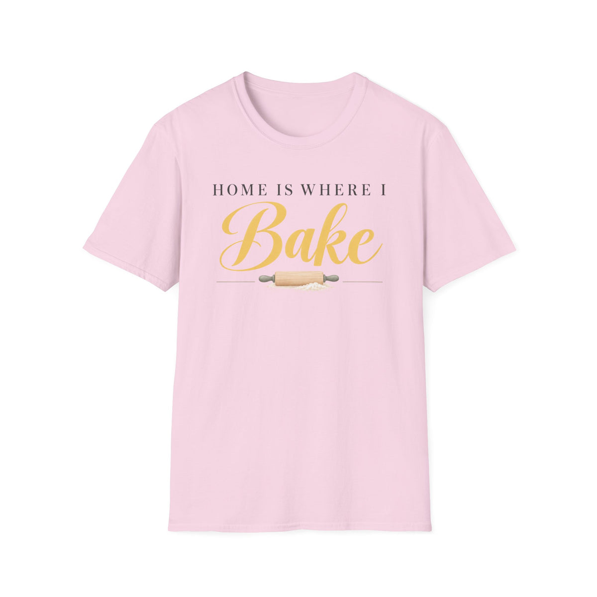 Home is Where I Bake, Gold T-Shirt