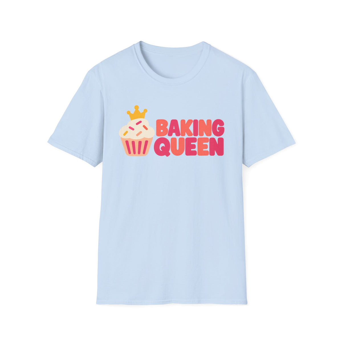 Baking Queen, Peach & Pink T-Shirt
