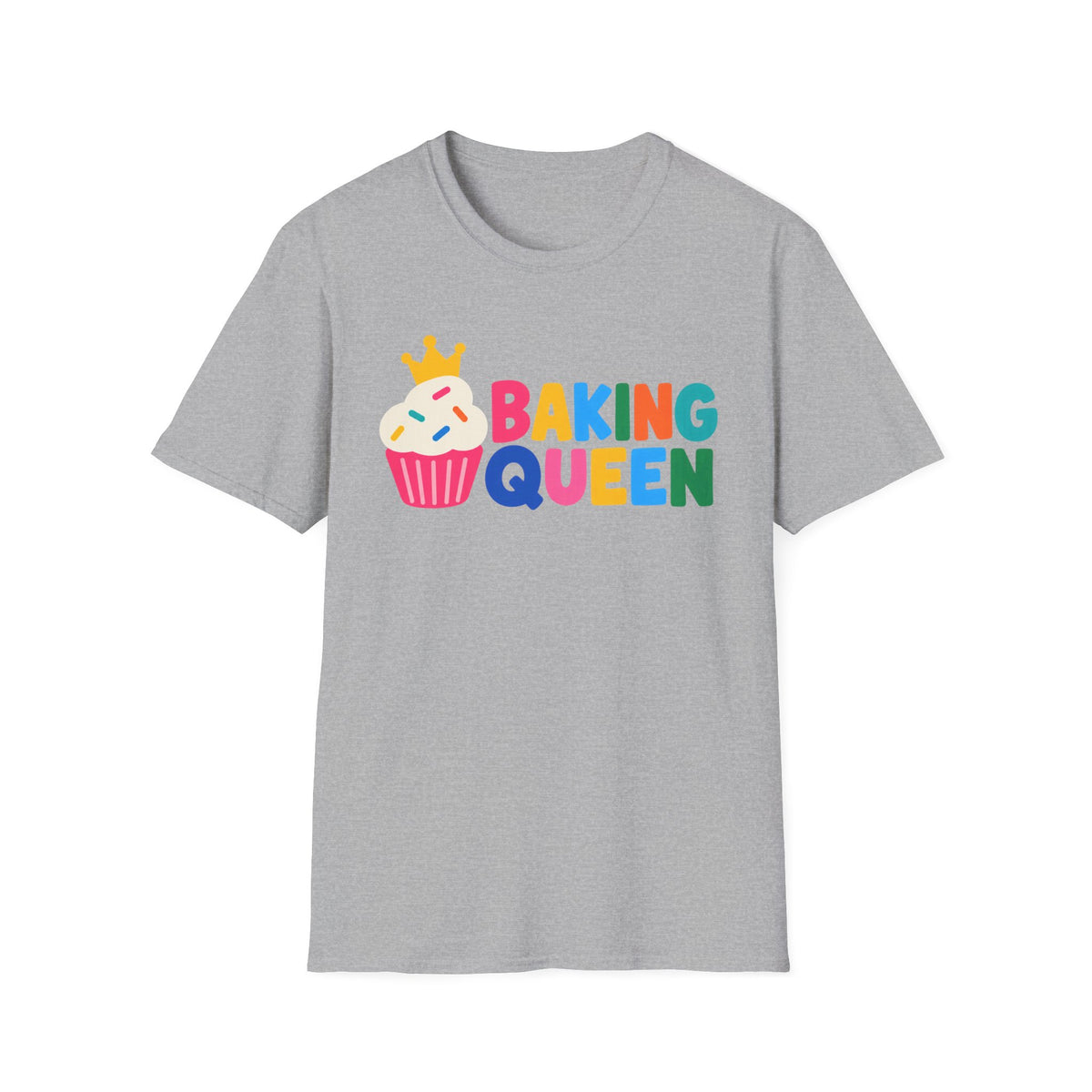 Baking Queen, Rainbow T-Shirt