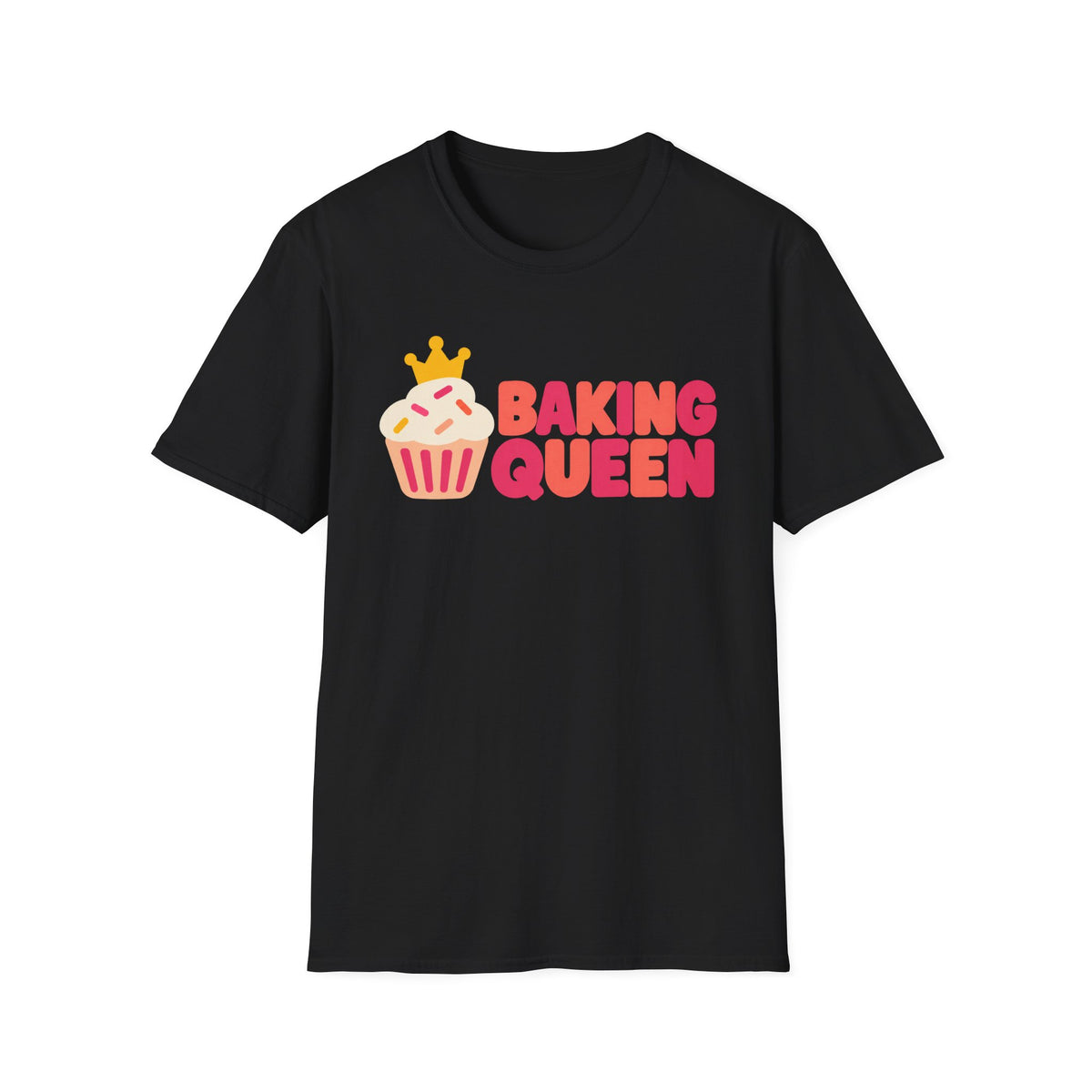 Baking Queen, Peach & Pink T-Shirt