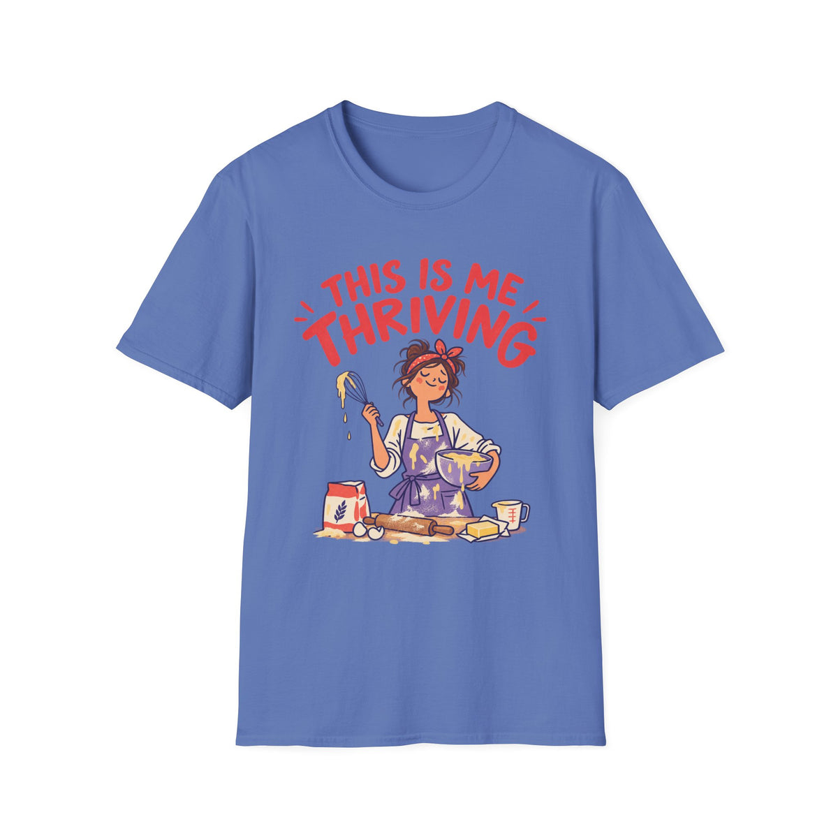 This is Me Thriving, Red & Purple T-Shirt