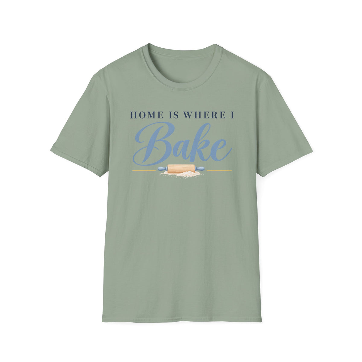 Home is Where I Bake, Blue T-Shirt