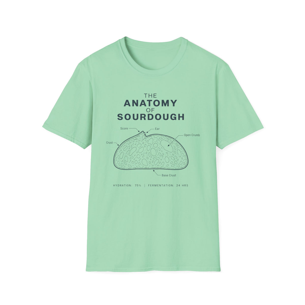 The Anatomy of Sourdough T-Shirt