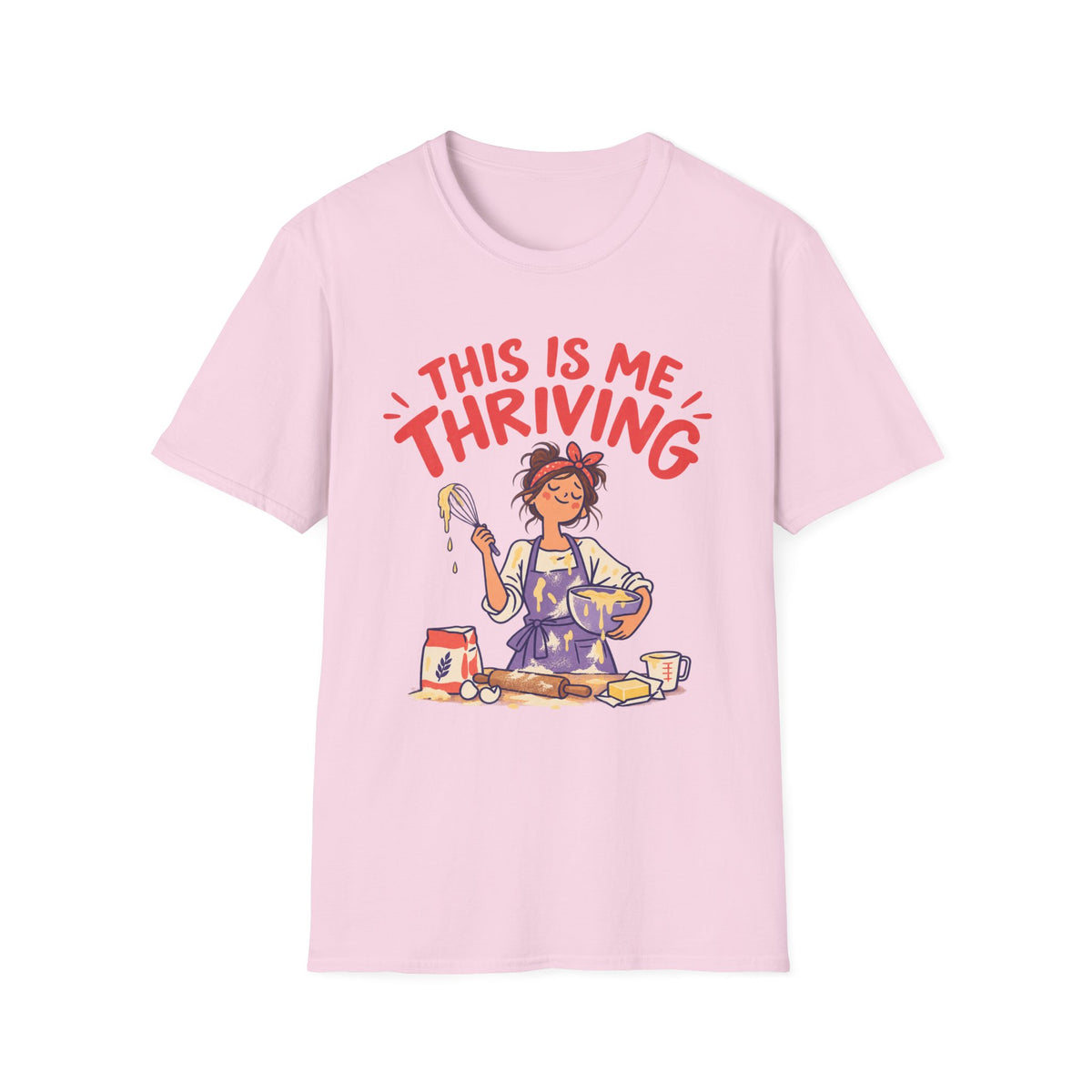 This is Me Thriving, Red & Purple T-Shirt